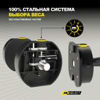 Гантели регулируемые MX SELECT MX100 EVO 2 шт (эргономичная прорезиненная рукоять)