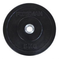 Олимпийский бампированный диск FOREMAN FM/BM-25 KG Красный