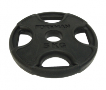 Олимпийский обрезиненный диск FOREMAN PRR-5KG