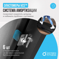 Беговая дорожка полукоммерческая OXYGEN FITNESS ARGON LED PRO