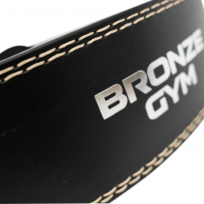Пояс атлетический BRONZE GYM натуральная кожа 105 см 