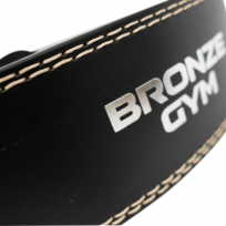 Пояс атлетический BRONZE GYM натуральная кожа 115 см 