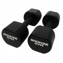 Набор термополиуретановых гантелей BRONZE GYM BGDBTPU01-10 1-10 кг (10 пар)