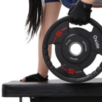 Полиуретановый олимпийский диск OXIDE FITNESS OWP02 10 кг