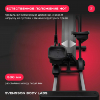 Эллиптический тренажер домашний SVENSSON BODY LABS TITAN FLD