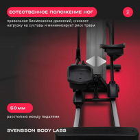 Эллиптический тренажер домашний SVENSSON BODY LABS TITAN FLD