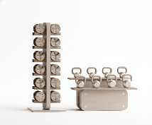 Набор гантелей с вертикальной стойкой TECHNOGYM Personal Dumbbells Vertical Heavy Set
