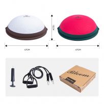 Балансировочная платформа BLOOM Balance Trainer LB7052/RD (красный-зеленый)